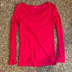 Apt 9 hot pink long sleeve shirt